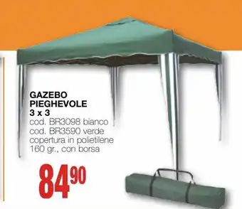 Mondo Brico Gazebo pieghevole 3x3 offerta