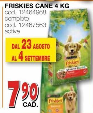 Mondo Brico Friskies cane 4 kg offerta