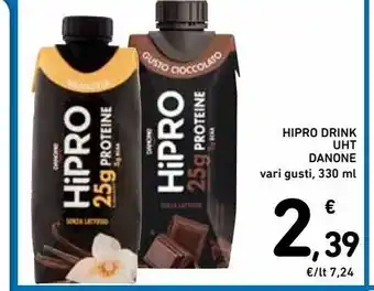 Spazio Conad Hipro drink uht danone offerta