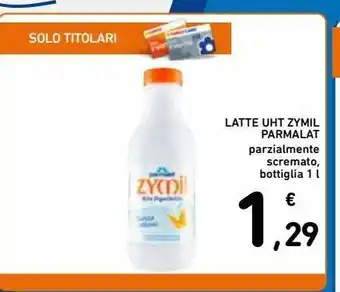 Spazio Conad Latte uht zymil parmalat parzialmente scremato offerta