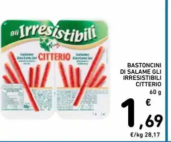 Spazio Conad Bastoncini di salame gli irresistibili citterio offerta