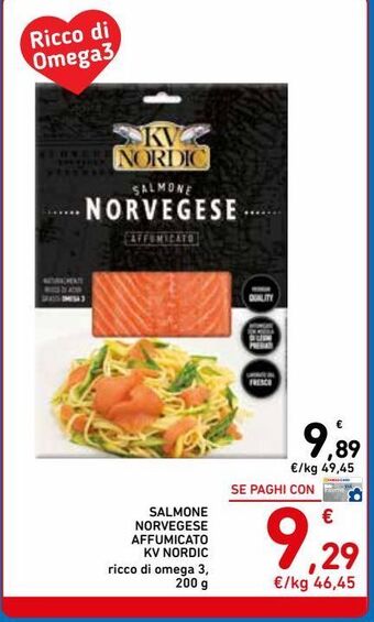 Salmone norvegese affumicato kv nordic
