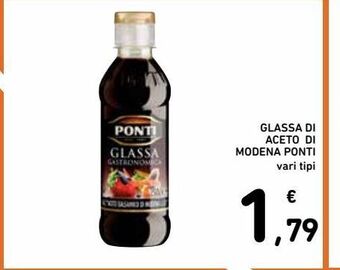 Spazio Conad Glassa di aceto di modena ponti offerta