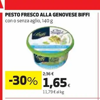 Coop Pesto fresco alla genovese biffi offerta