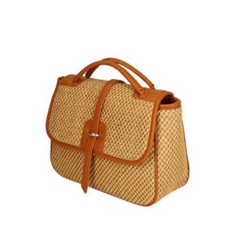 Primadonna Borsa a tracolla cognac in rafia offerta