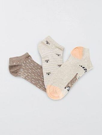Kiabi Set di 3 paia di calzini offerta
