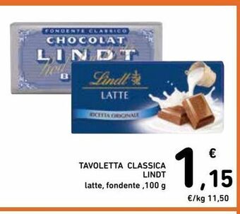Spazio Conad Tavoletta classica lindt offerta
