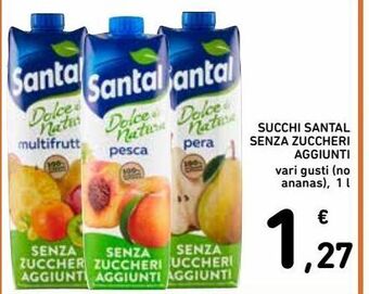 Spazio Conad Succhi santal senza zuccheri aggiunti offerta