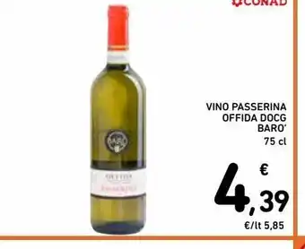 Spazio Conad Vino passerina offida docg barò offerta