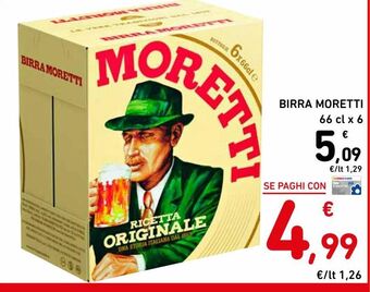Spazio Conad Birra moretti offerta