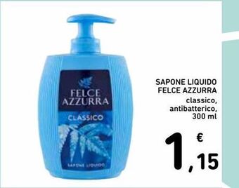 Spazio Conad Sapone liquido felce azzurra offerta