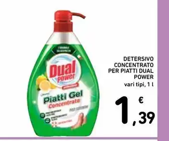 Spazio Conad Detersivo concentrato per piatti dual power offerta