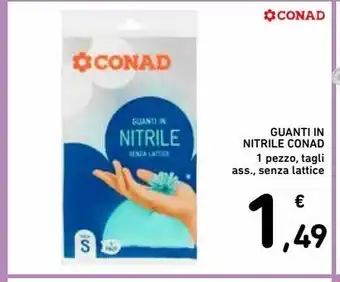 Spazio Conad Guanti nitrile conad offerta