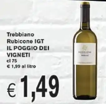 Il Poggio Dei Vigneti Trebbiano Rubicone IGT cl 75