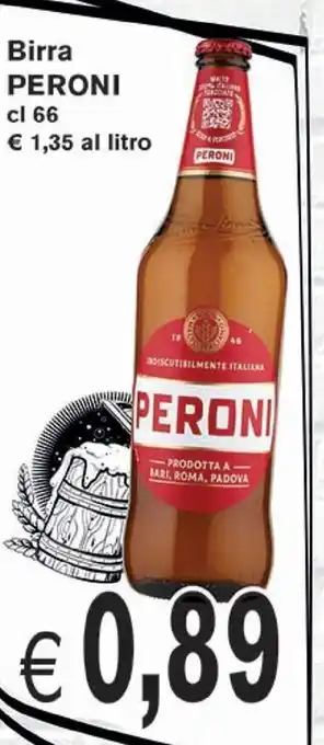 èccoMI Peroni Birra cl 66 offerta