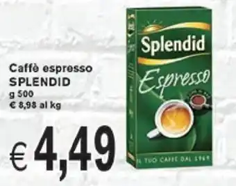 èccoMI Splendid Caffè Espresso g 500 offerta