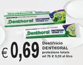 èccoMI Denthoral Dentifricio Protezione Totale ml 75 offerta