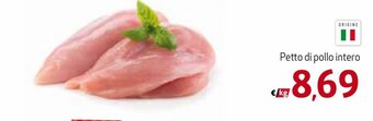 Petto di pollo intero
