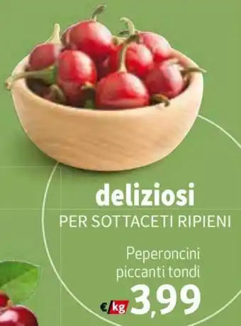 Spak Supermercati Peperoncini piccanti tondi offerta