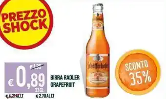 Radler Birra Grapefruit 33 cl