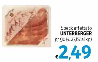 Unterberger Speck affettato gr 90