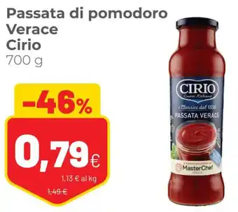 Coop Cirio Passata di Pomodoro Verace 700 g offerta