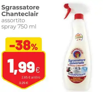 Coop Chanteclair Sgrassatore Spray 750 ml offerta