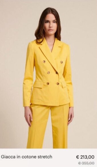 Giacca in cotone stretch