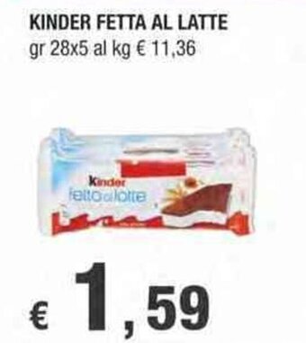 Kinder Fetta al Latte gr 28x5