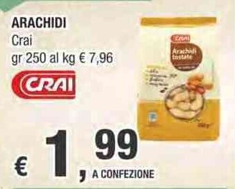 Crai Crai Arachidi gr 250 offerta
