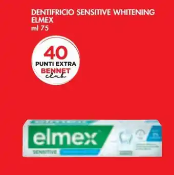 Bennet Elmex Dentifricio Sensitive Whitening ml 75 offerta