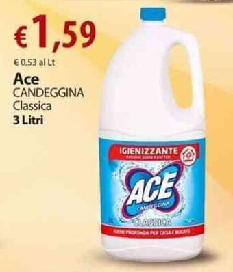 Extra Supermercati Ace Candeggina Classica 3 litri offerta