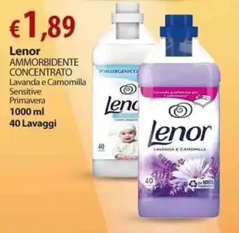 Extra Supermercati Lenor Ammorbidente Concentrato Lavanda e Camomilla Sensitive Primavera 1000 ml 40 Lavaggi offerta