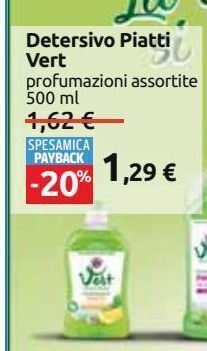Carrefour Iper Detersivo piatti vert offerta