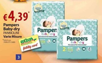 Pampers Baby-Dry Pannolini varie misure