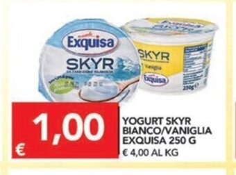 TuoDi Exquisa Yogurt Skyr Bianco/Vaniglia 250g offerta