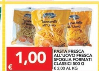 TuoDi Pasta Fresca All'Uovo Fresca Sfoglia Formati Classici 500g offerta