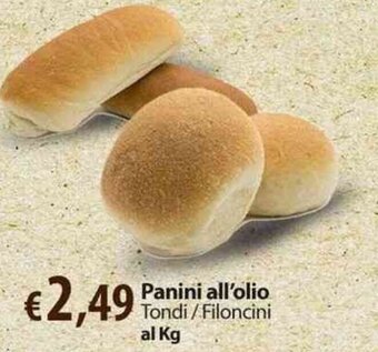 Extra Supermercati Panini all'olio Tondi/Filoncini offerta