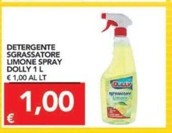 Detergente Sgrassatore Limone Spray Dolly 1 L