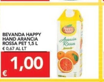 TuoDi Bevanda Happy Hand Arancia Rossa Pet 1,5L offerta