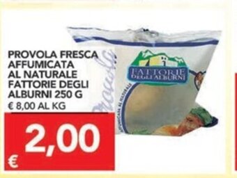 TuoDi Provola Fresca Affumicata Al Naturale Fattorie Degli Alburni 250g offerta