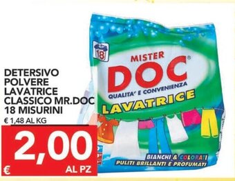 TuoDi Detersivo Polvere Lavatrice Classico Mr. Doc 18 Misurini offerta