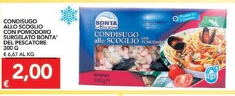 TuoDi Condisugo Allo Scoglio Con Pomodoro Surgelato Bonta Del Pescatore 300g offerta