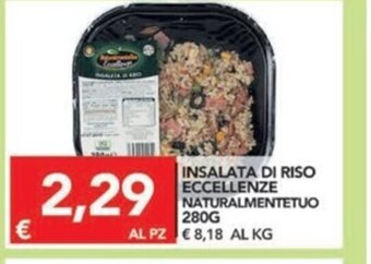 TuoDi Insalata Di Riso Eccelenze Naturalimentetuo 280 g offerta