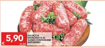 TuoDi Salsiccia Mancinata Di Suino Confezione Resparmio offerta