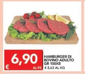 TuoDi Hamburger Di Bovino Adulto 100x8 gr offerta