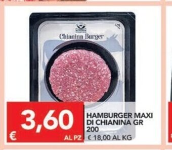 TuoDi Hamburger Maxi Di Chianina 200 gr offerta