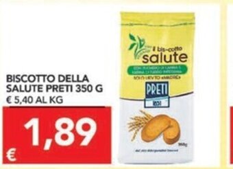 TuoDi Biscotto Della Salute Preti 350g offerta