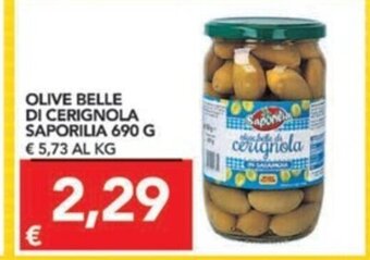 TuoDi Olive Belle Di Cerignola Saporilia 690 g offerta