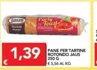 TuoDi Pane Per Tartine Rotondo Jaus 250 g offerta